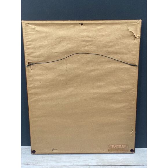 Antique Baby Telephone Photo | 1920s Black White Framed Photography Nursery Art - Picture 6 of 12